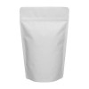 White standup pouch bag