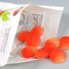 3 Side Seal Flat Bags Snack Packaging Transparent Plastic Pouch With Zip