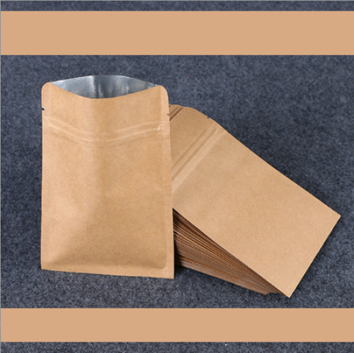 Flat Pouch Zipper Bag for Food Packaging