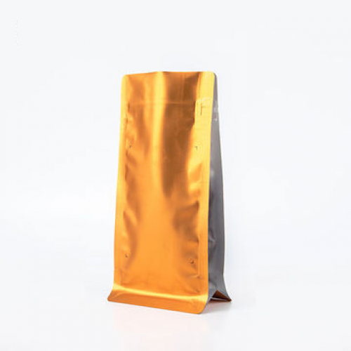 Plastic Block Bottom Coffee Bag